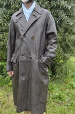 A genuine late 1920s or early 1930s Mans Leather Motoring Coat