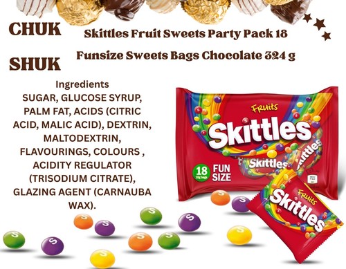 Skittles fruits fun size - fruits,