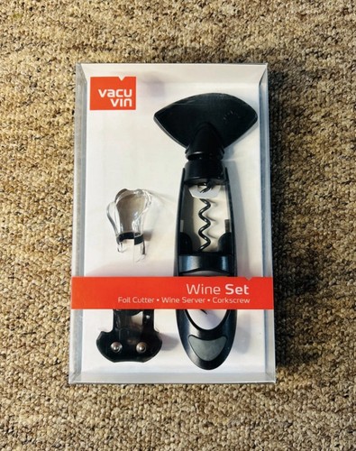Vacuvin wine set - wine, foil