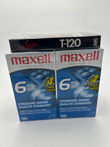 Lot sealed vhs blank - lot, of