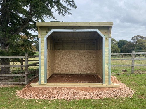 Mini pent timber field - mini,