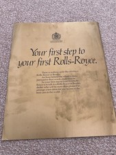 Rolls-Royce & Bentley Sales Brochure 1983 Silver Shadow II Corniche Camargue +