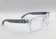 Oakley Holbrook 8156 03 Clear 56mm Lens 18mm Bridge Glasses Frames Optical