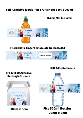 Personalised frozen birthday - personalised,