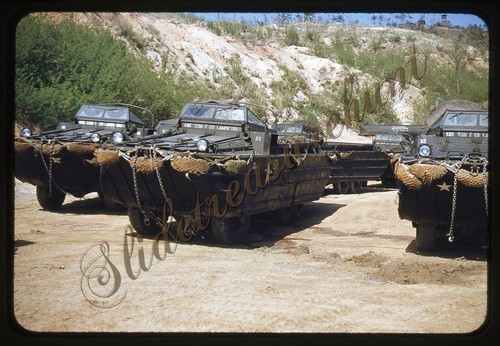 Korea military dukw vehicle - korea,