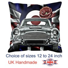 Car Art Classic DB6 Cushion Classic DB6 Pillow Personalised Unofficial
