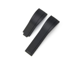 Premium Quality Soft Rubber Silicone Watch Strap Band Sports Mens fit Rolex 20mm