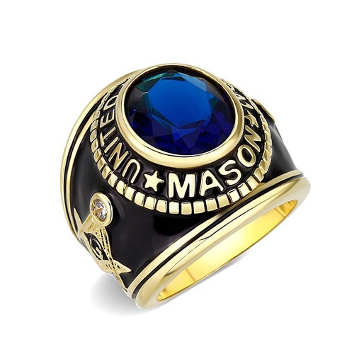 Mens masonic ring gold - , usa