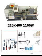 Model WM210V Metal Lathe Machine Metric and Inch Thread 1100W Brushless Motor