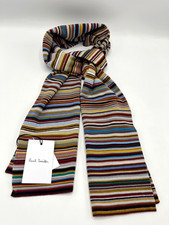 PAUL SMITH 'Signature Stripe' Virgin Wool Scarf  *Classic*