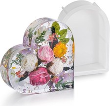 Large Heart Resin Mould - Deep