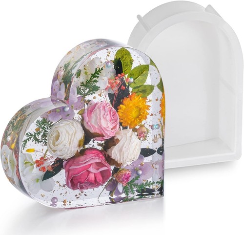 Large heart resin - heart,