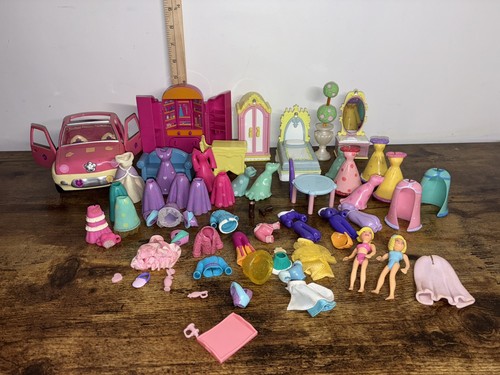 Lot polly pocket doll car - pocket, doll,