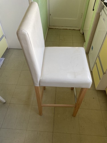 White cream tall chair - tall,