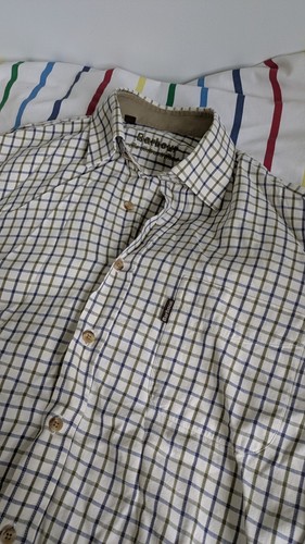 Barbour tattersall shirt size - barbour,