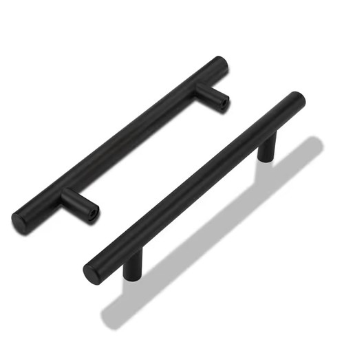 Black kitchen cupboard handles - kitchen,