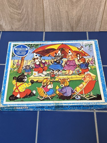 Vintage victory wooden jigsaw - vintage,