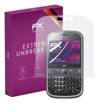 atFoliX Glass Protector for Samsung Chat 335 GT-S3350 9H Hybrid-Glass