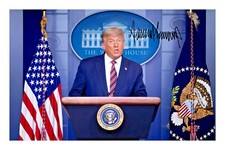 Donald Trump Signed A4 Photo