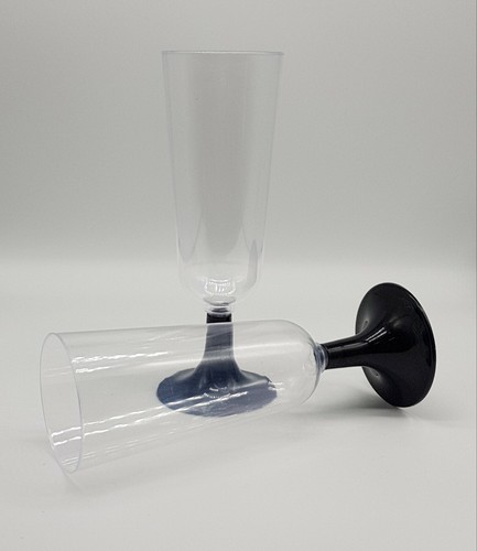 100 clear champagne flutes - clear,