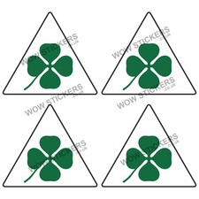 Alfa Romeo Cloverleaf Car Stickers laptop Car Van Window (Choose size/Quantity)