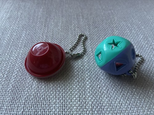Vintage tupperware key rings - vintage,