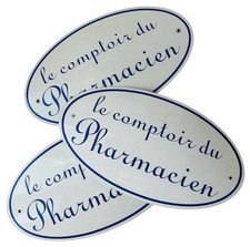 Vintage french sign pharmacy - vintage, sign,