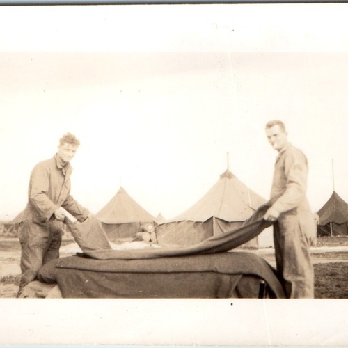 C1930s army camp - army, soldiers