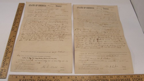 Antique 1894 warranty - antique,