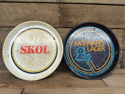 Vintage pub bar - vintage, trays
