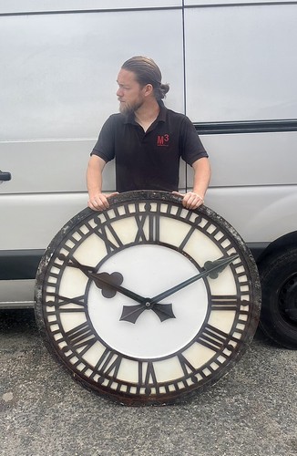 Turret clock cast iron - turret,