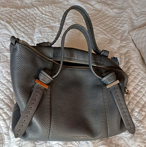 Ted baker grey pebbled - ted, leather