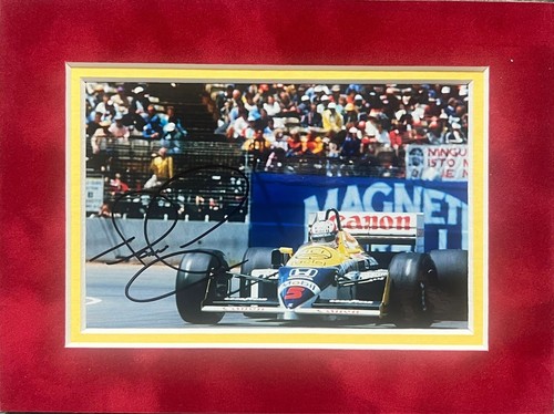 Nigel mansell hand signed - hand,