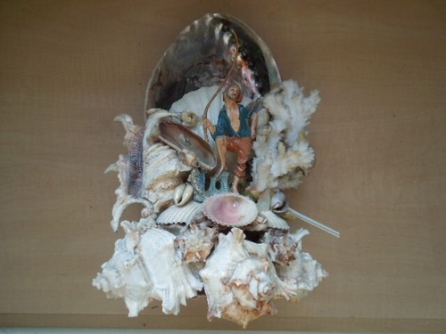 Decorative vintage sea shell - vintage,