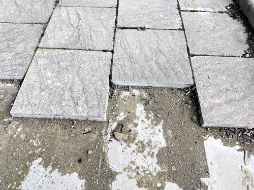 Paving patio path slabs - paving,