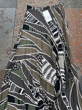 Zara patterned pleat skirt - zara,