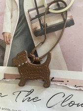 Radley Brown Leather Dog Tag /