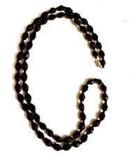 Vintage Faceted Jet Black