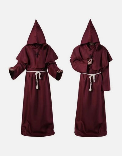 Medieval cowl hooded monk - medieval,