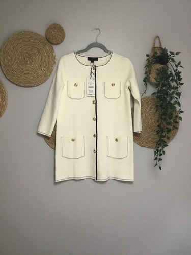 Zara golden buttons plain long - golden,