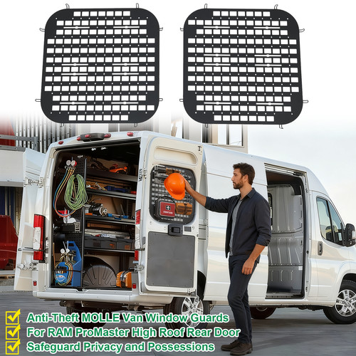 Anti theft van window - van,