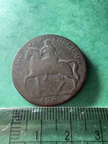 1792 coventry halfpenny token - coventry,