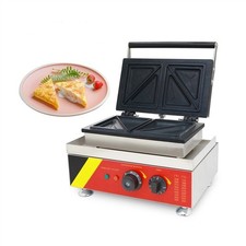 220V Commercial Sandwich Maker Toaster Panini Press Grill Making Machine