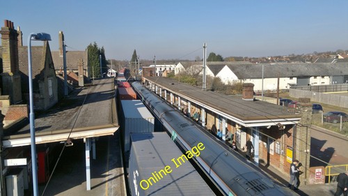 Photo 12x8 stowmarket railway - photo,