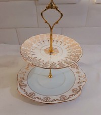 Vintage Two-tier Bone China