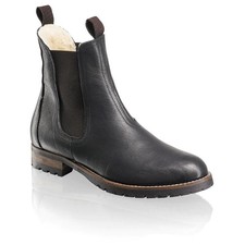 Russell & Bromley TOASTY Black Leather Warm Lined Chelsea Boot Size EU 38 UK 5