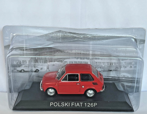 Fiat 126 polish - car, red