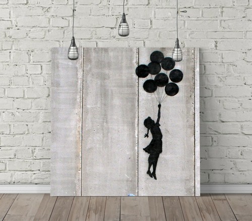 Banksy girl with balloons - girl,