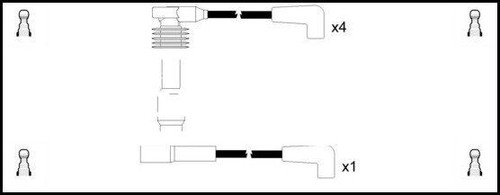 Cambiare ignition lead set - cambiare, for