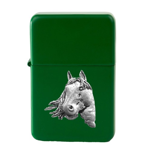 Horse head pewter design on - head,